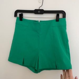 Green AQUA dress shorts